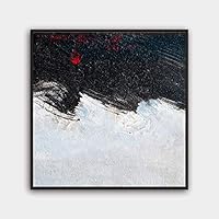 Framed Canvas Wall Art Abstract Canvas Prints Home Artwork Decoration for Living Room,Bedroom - 16x16 inches