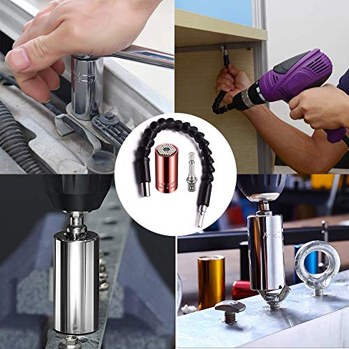 image for Feeke Multi-Angle Work Tool Pack, Flexible Magnetic Screwdriver Drill 