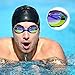 Swimtastic Swim Goggles (Purple) with Free Bonus Ear Plugs - Fog Resistant with UV Protection For All Day Comfort and Clarity ~ Fits Men, Women or K