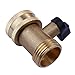 Fangfang Heavy Duty 3/4 03V Brass Garden Hose Connector with Shut-Off Valve primary