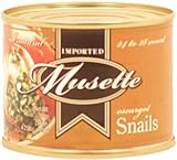 Musette escargot snails imported from Indonesia, 24 to 28 count 4.25 oz Can