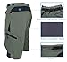 Blike Mes's MTB Cycling Climbing Shorts Loose Fit Shorts Black L