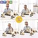 SEIGNEER 4 in 1 Power Machinery Beam Pumping Unit Building Set Education Toy 178 Pieces with Storage Box