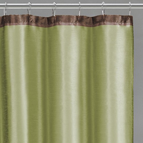 D.R.T Premium Faux Silk Mildew Resistant Fabric Shower Curtain, 70inches by 72Inches