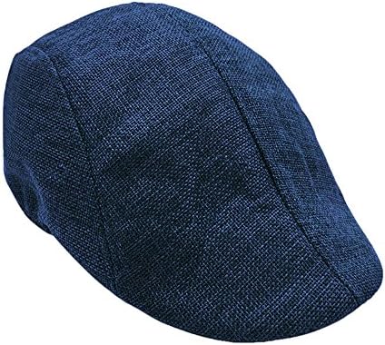 Easytoy Men's Nesboy Hats, Classic Herringbone Flatcap Ivy Gatsby Newsboy Cabbie Driving Hat