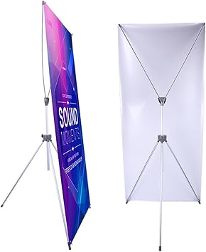 Amazon Com Adjustable X Banner Stand Fits Any Banner Size Width