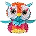 The Orb Factory PlushCraft Colorful Owl 3D Soft Craft