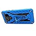 Zizo Static Series Compatible with Samsung Galaxy S8 Case Military Grade Drop Tested with Built in Kickstand Blue Black