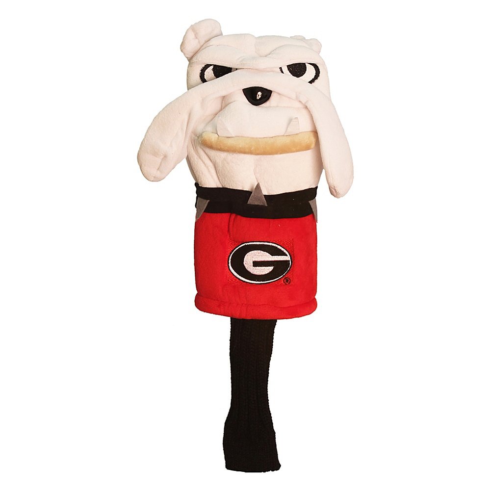 Team Golf NCAA Georgia Bulldogs Mascot Head Cover Mascot Golf Club Headcover, Fits most Oversized Drivers, Extra Long Sock for Shaft Protection, Officially Licensed Product