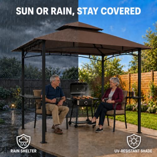 Garvee 8x5 Grill Gazebo Review: Double-Tiered BBQ Shelter with Heavy-Duty Steel Frame image 20