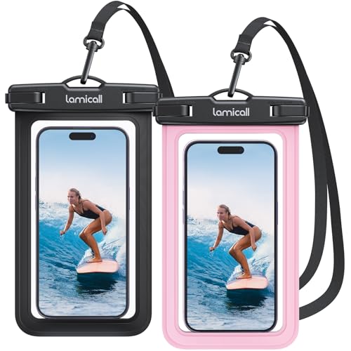 Lamicall 2packs Waterproof Beach Bags