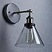 CLAXY Ecopower Industrial Edison Antique Glass 1-Light Wall Sconces Simplicity