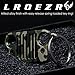 LROEZR 3D Font Grill Keychain Chain Key Ring for Jeep Driver Enthusiast Automotive Laser Cut 304 Stainless Steel Keyring (Camo)