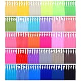 Mudder 150 Pieces Ribbon Hair Ties Ponytail Holder Hair Bands Elastic Hair Accessories, Assorted Colors