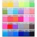 Mudder 150 Pieces Ribbon Hair Ties Ponytail Holder Hair Bands Elastic Hair Accessories, Assorted Colors