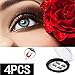 3D Magnetic Eyelashes by HOBO, Reusable False Eyelashes for Natural Look (4 Pieces), No Glue Required Fake Mink Lashes