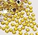 1440pcs Flat Back Rhinestones Round Brilliant 14 Cut 3mm - 10ss Yellow