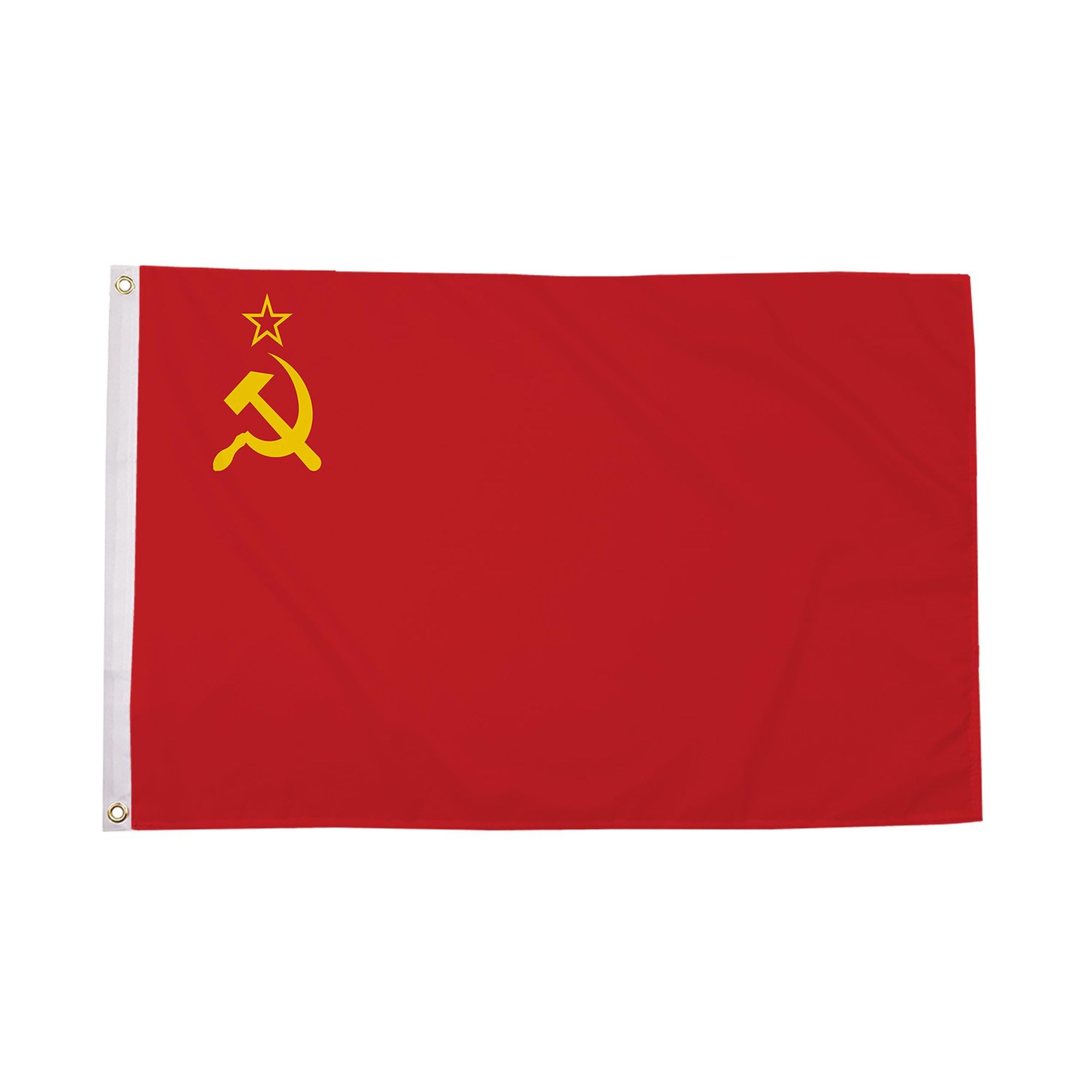 Flagtex USSR Flag Small 3ft x 2ft (90cm x 60cm) - Soviet Union Historical Flag, Outdoor Polyester Collector Flag, Hammer and Sickle Historical Banner — image 1
