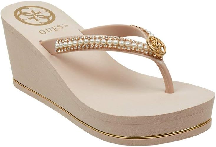 guess flip flops amazon