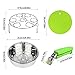 VERONES Pot Accessories, Steamer Basket Set for Pot Accessories with Egg Steamer Rack - Pot Holder - Multi-Purpose Hot Pads - Fits Pot 5 6 8 qt Pressure Cooker.