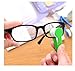 WP-TT® 10 pcs Mini Sun Glasses Eyeglass Microfiber Spectacles Cleaner Brush Cleaning Tool,Random Color
