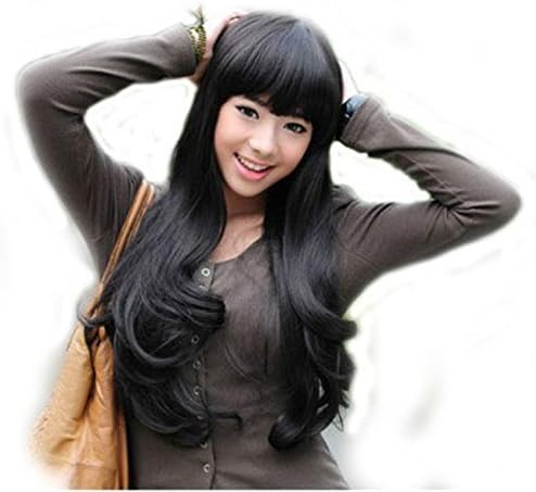 Suuny Queen Hair Sexy Fashion 3 Colors Long Wave Lady's Synthetic Hair Wig Heat Resistant Full Cosplay Wig Free Gift Wig Net