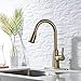 Kitchen Faucet, faucets for Kitchen Sinks Stainless Steel Kitchen Faucet Gold Kitchen Faucet with Pull Down Sprayer Commercial Modern Single Handle Farmhouse rv Camper Sink