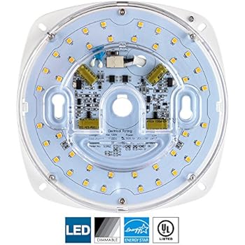 Sunlite LED Retrofit Light Engine, 5.5-Inch, 5000K Super White, 23 Watt, Dimmable, Flush Ceiling Fixture LED Upgrade Panel, Energy Star Compliant, Commercial Grade, 90 CRI