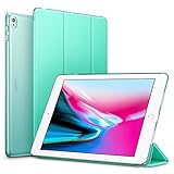 ESR iPad Pro 10.5 Case, Lightweight/Pretty Color/Perfect Fit Smart Trifold Stand Case with Frosted Semi Transparent Plastic Back Cover for iPad Pro 10.5 inch 2017 Released (Mint Green)