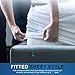 Adoric Mattress Protector, Waterproof Mattress Protector, Premium Mattress Cover Cotton Terry Surface-Vinyl Free (Full)