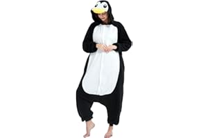 ressber Unisex Adult Onesie Pajamas Animal One Piece Halloween Costume Christmas Sleepwear Jumpsuit