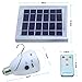 Solar Bulb, LISOPO Muti-functional LED Lamp Kits - 12 LED Solar Powered Lights Dimmable Function with Remote Controller -Solar Barn / Camping / Emergency etc