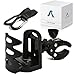 Universal Stroller Cup Holder + 2 Hooks | Attachable Drink Holder Fits All Strollers, Bike, Wheelchair, Pushchair | Adjustable Water Bottle Holder by Aflario