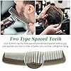 Hair-Comb-Cutting-Comb-Hairdressing-Comb-Fine-Tooth-Hair-Comb-Plastic-Barber-Comb-with-Standard-and-Fine-Tooth-Styling-Combs-for-Men-Women-Home-Salon-Hair-Styling-Grooming Fine Tooth Comb Hairdressing Hair Comb Beard Fine Comb Cutting Comb Facial Hair Comb Plastic Barber Comb with Standard…