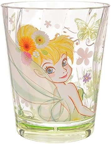 Japan Disney Princess Gerbera Series Plastic Glass Cup 440(ml) Japan Import (Peter Pan - Tinker Bell)