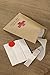 Ling's moment Kraft Paper Bachelorette Party Hangover Kit Bags Hangovers Bag 4 x 6 Inch Set of 25 for Wedding Party Welcome Favor Bags