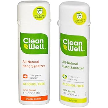 Amazon.com: CleanWell Natural Hand Sanitizer Spray