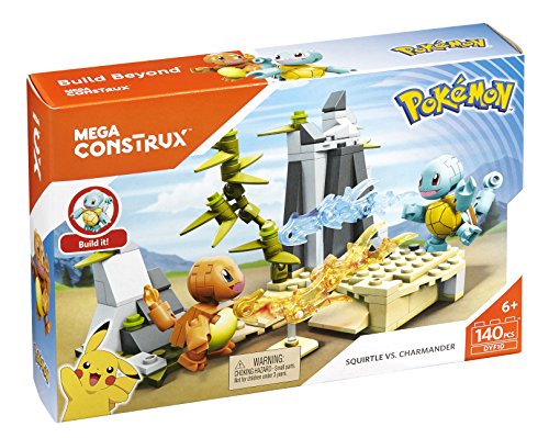 Mega Construx Pokemon Squirtle vs. Charmander