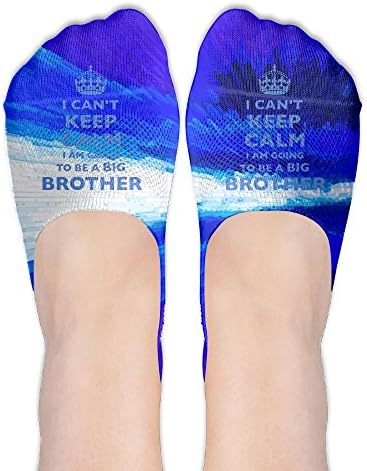 I Can't Keep Calm I Am Going To Be A Big Brother Thin Casual No Show Socks Non Slip Flat Boat Line