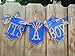 It's a boy baby shower banner Royal blue and gold Little prince banner