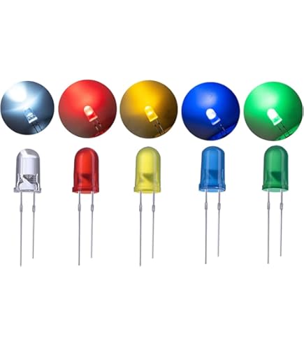 LED Kit In 6 Farben Rot Grün Blau 5mm Round Red/Green/Blue/Yellow/White/Purple Water Clear LED Diodes Light LED Dioden Set