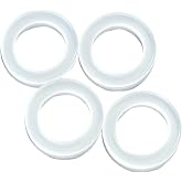 JLM MARINE 4PCS 311598 Fill Drain Screw Washer for Johnson Evinrude Engine | Used on Johnson Evinrude Lower Unit Gearcase Drain/Fill Screws with 10mm Threads, Replacement 3852105, 777517, Sierra 18-4248