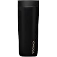 Corkcicle Commuter Cup Travel Mug with 360° Sip Lid, Matte Black, 17 oz – Insulated Coffee Mug with Lid Keeps Beverages Cold 18 Hours, Hot 5 Hours – Cupholder Friendly & Spill-Proof Slim Tumbler