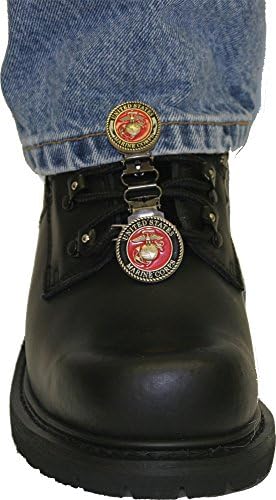 Ryder Clips 26-7012 Laced Boot Type (Usmc Red)