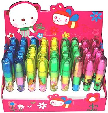 Glorygifts Stick Rubber Pencil Eraser for Kids (Stationery Gift,Pack of 36)