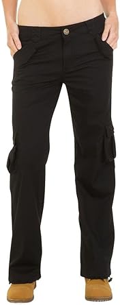 lightweight black cargo trousers