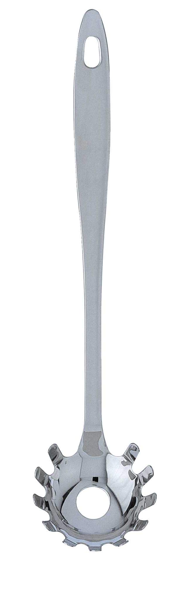 Commichef 3200 Spaghetti & Pasta Fork - 18/10 Stainless Steel Heat Resistant Pasta Utensil for Portion Measuring, Serving & Grabbing