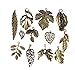 Vintage Bronze Mixed Tree Leaf Theme Tone Alloy Charms Finding Fit DIY Jewelry Making (pack of 24) by cn-lucky