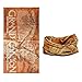 BMC 6pk Camouflage Flag Map Pattern Multifunctional Seamless Bandana Scarf Wrap
