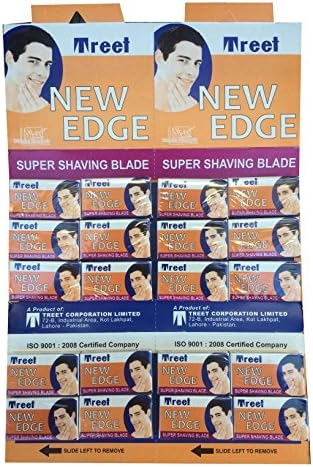 TreetNew Edge Double Edge Safety Razor Blades, 200 blades (20x10)